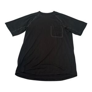 lululemon mens small breathe right performance athletica Black Short Sleeve Tee